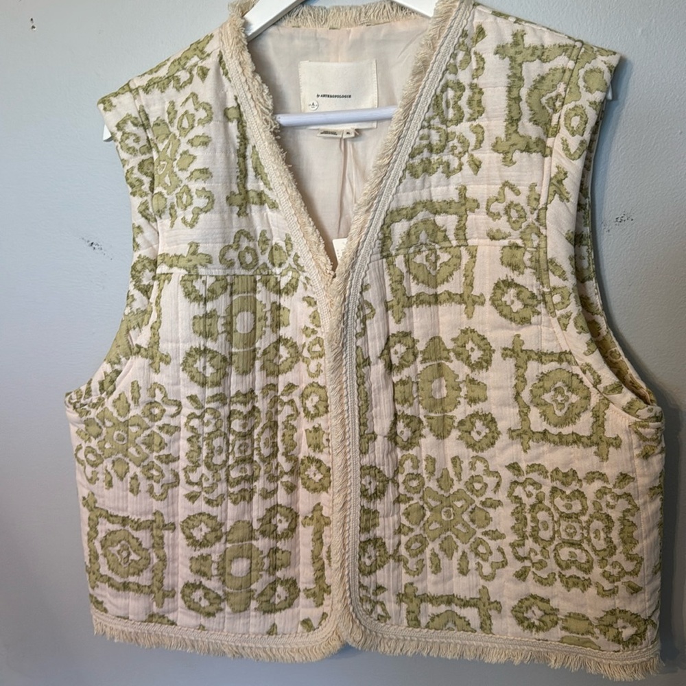 NWT Anthropologie vest - XL